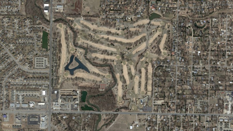 golf course aerial