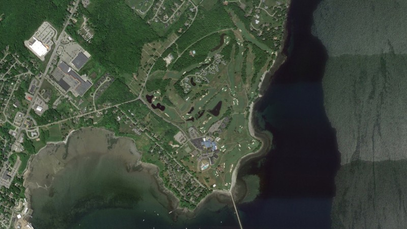 golf course aerial