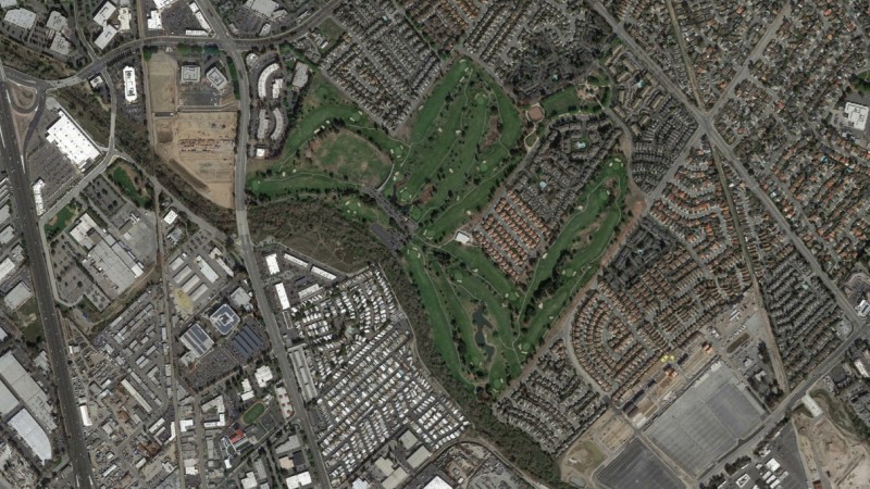 golf course aerial