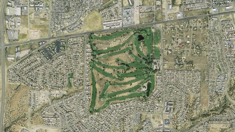 golf course aerial