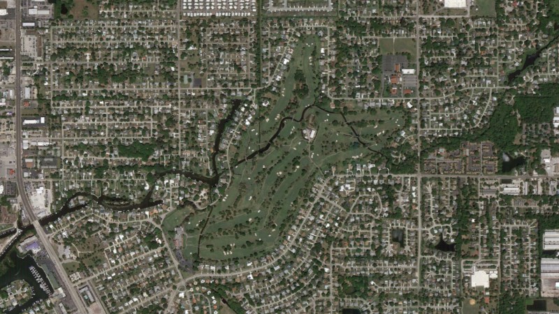 golf course aerial