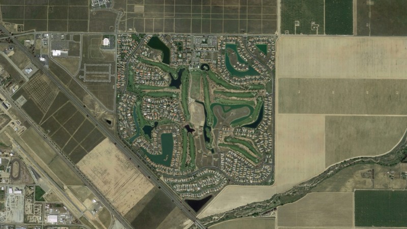 golf course aerial