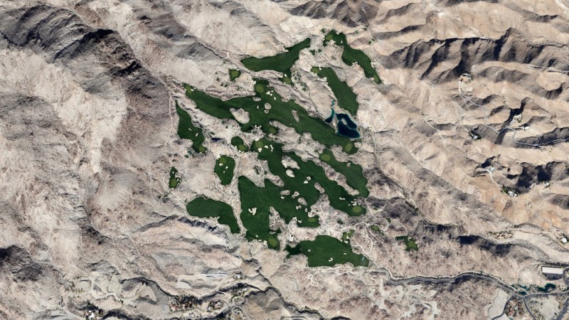 golf course aerial