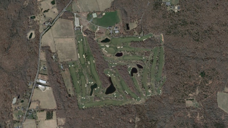 golf course aerial