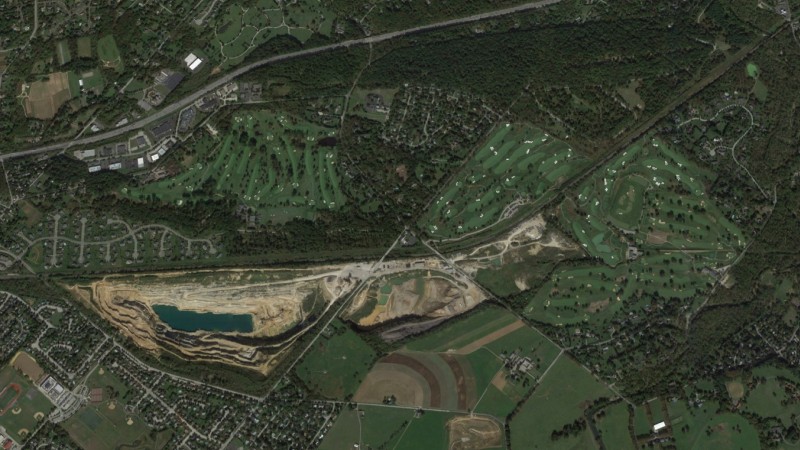 golf course aerial