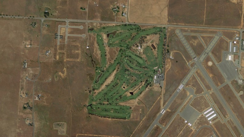 golf course aerial