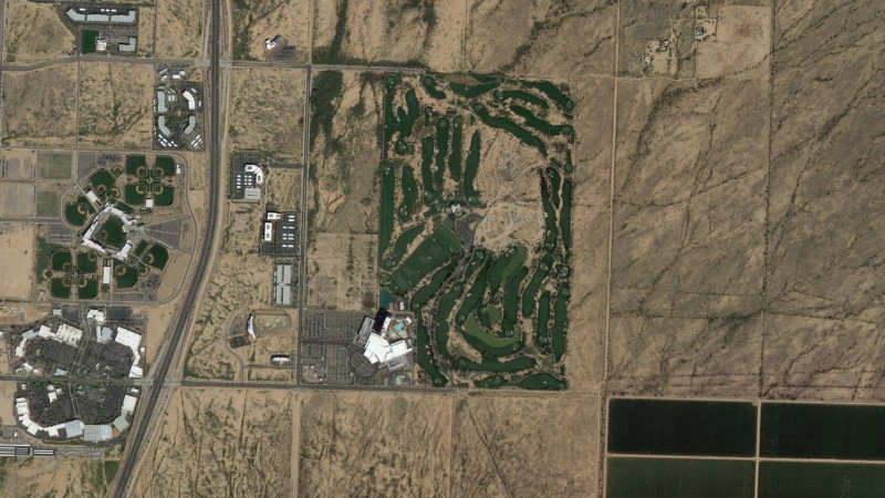 golf course aerial