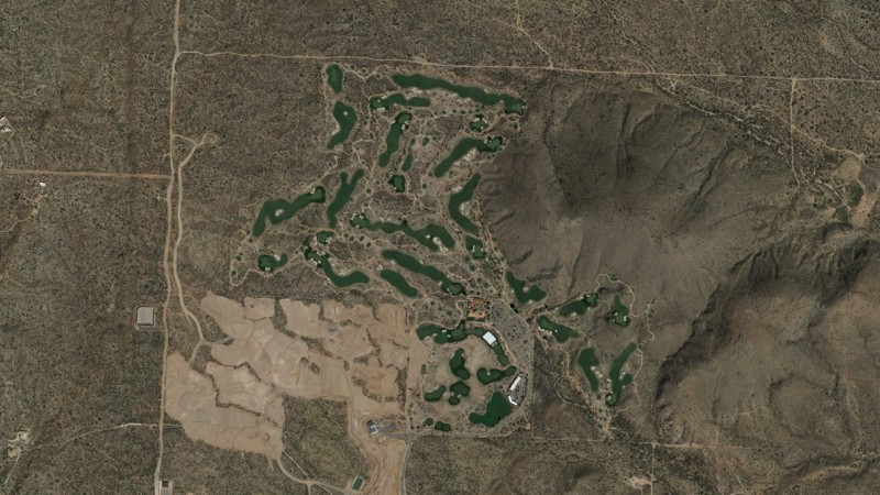 golf course aerial