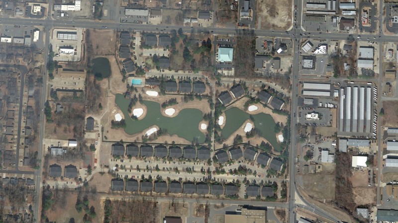 golf course aerial