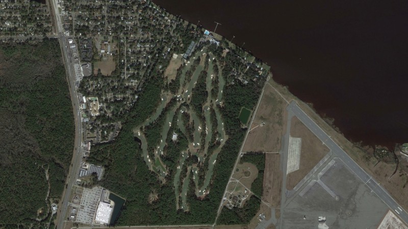 golf course aerial
