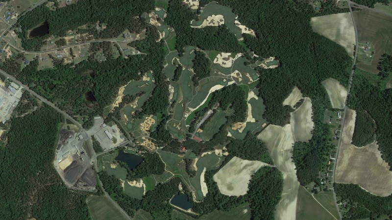 golf course aerial