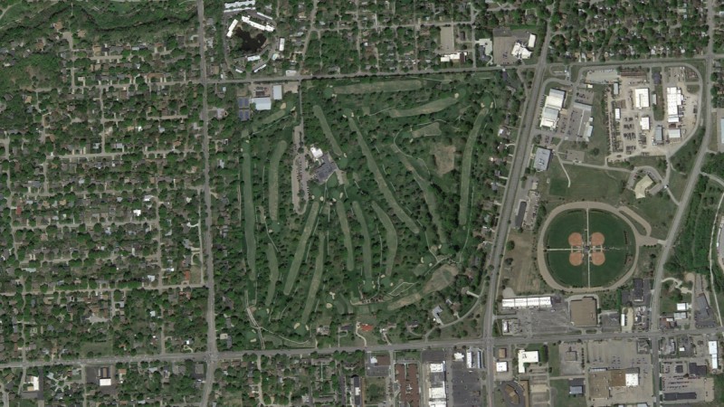 golf course aerial