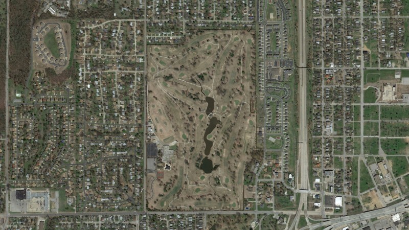 golf course aerial