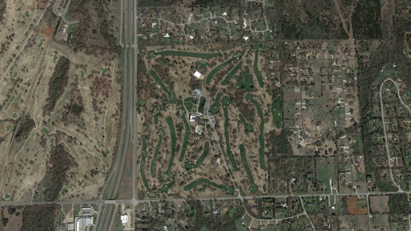 golf course aerial