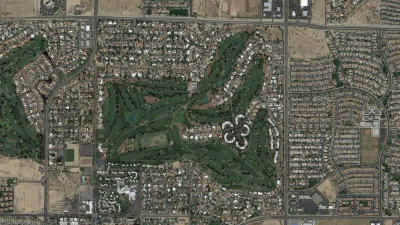 golf course aerial