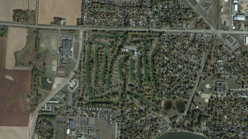 golf course aerial