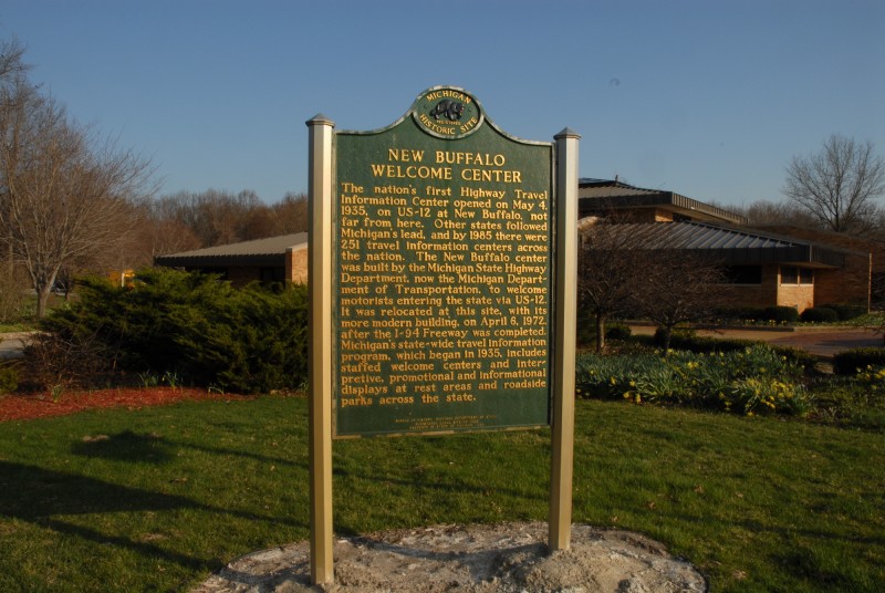 Nation’s First Highway Travel Information Center, Michigan