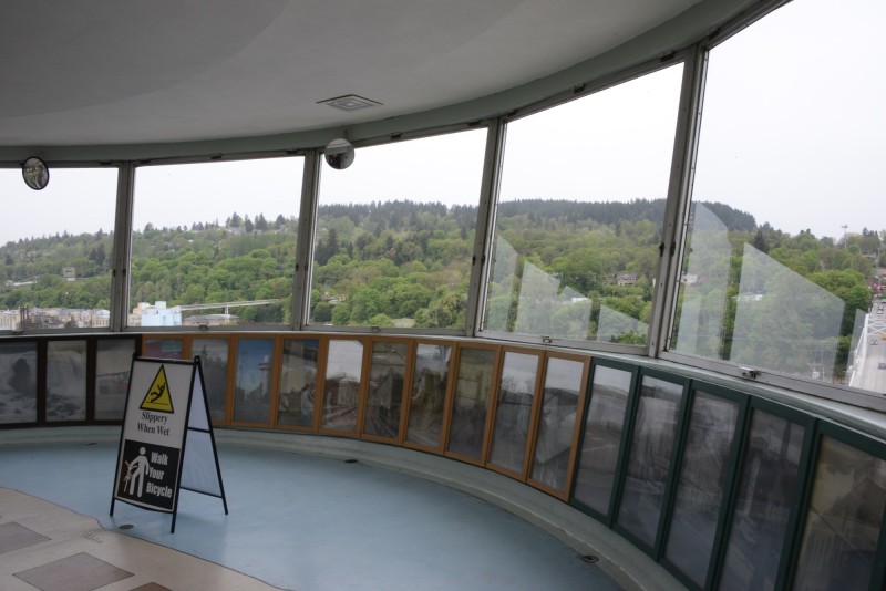 Oregon City Municipal Elevator Interior View